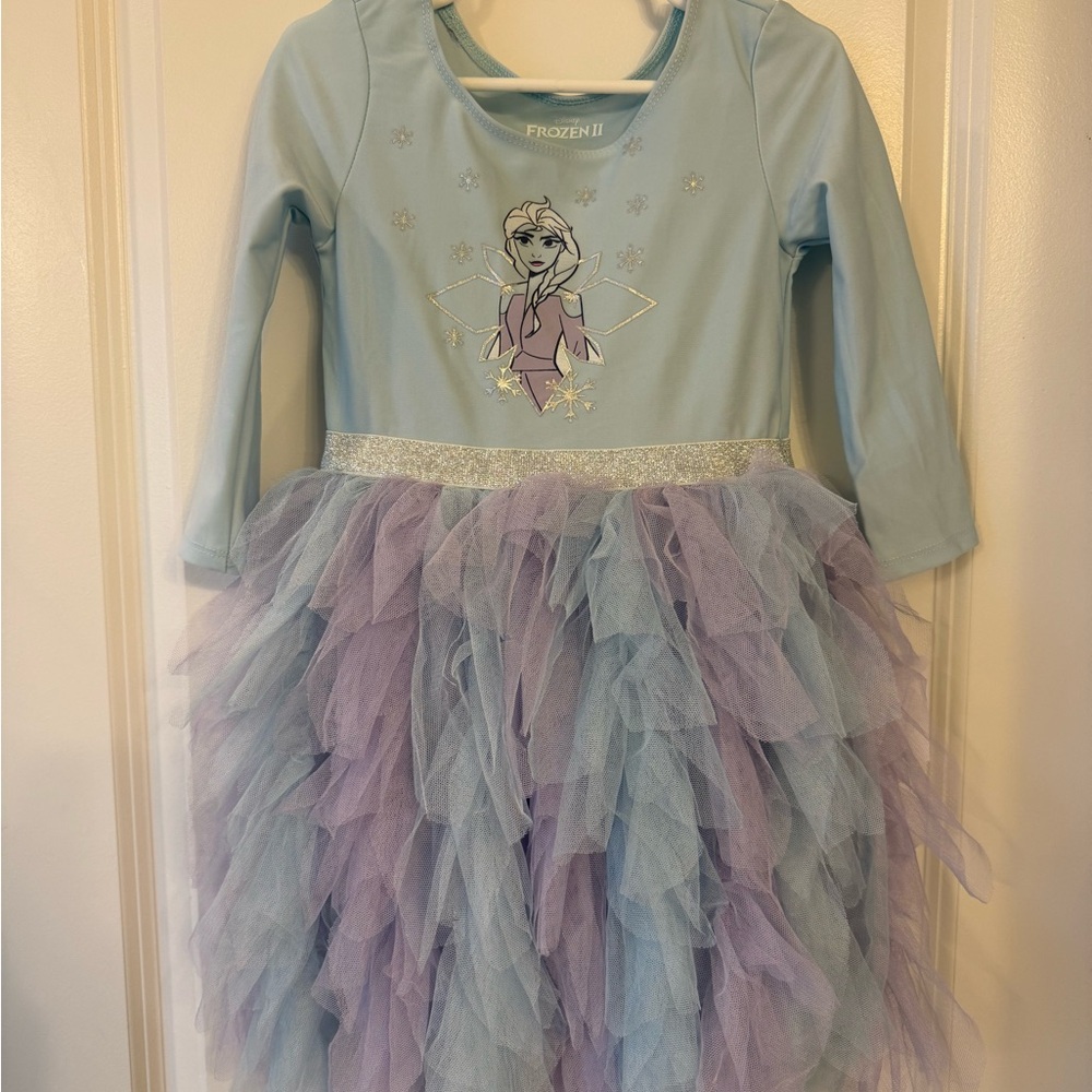 Disney Frozen Elsa Dress - Light Blue and Lavender